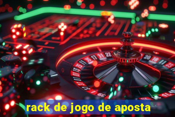 rack de jogo de aposta